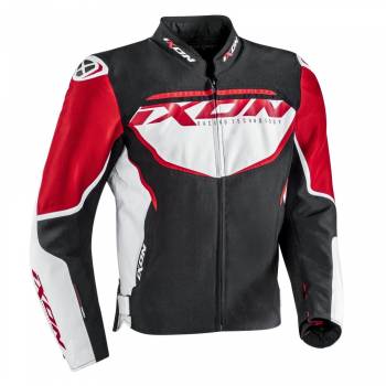 IXON sprinter textile jacket red white S
