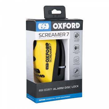 oxford screamer 7 disc alarm yellow