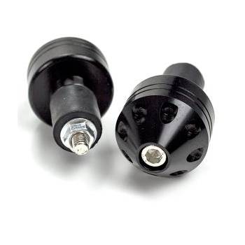 Lextek Universal Weighted Handlebar Ends Black